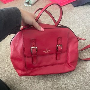 Red kate spade bag